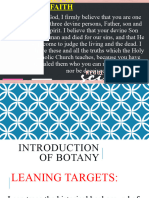 Introduction of Botany