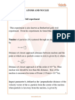 JEE Main 2023-24 Atoms and Nuclei Revision Notes - Free PDF Download