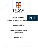 MATH3161 MATH5165 T1 2023 Outline