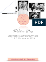 Ausstellerunterlagen Wedding Days BS 2023