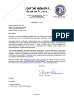 City of Winter Springs Transmittal Letter and PT