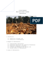 Case Analysis About Deforestation