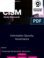Cybrary Cism Study Notes