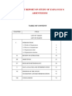 Employee Absenteeism