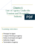 Law of Agency Under The Tourism and Hospitality Industry