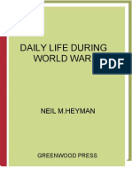 Daily Life During World War I