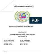 IIT Practical File