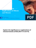 Significance and Implications of Mitosis and Meiosis