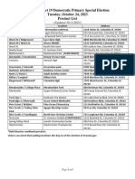 Special Senate 19 Precinct Polling Site List 2023 Precinct UPDATED 10.13.2023