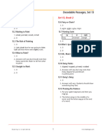 Decodable Passages Set 13 Answer Key