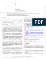 Pour Point of Petroleum Products: Standard Test Method For