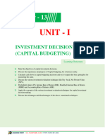 Investment Decision Questions