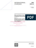 ISO-834!2!2019 Requirements and Recommendations For Measuring Furnace Exposure