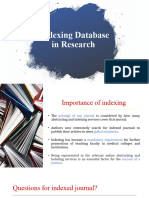 L5 Indexing Databases in Research