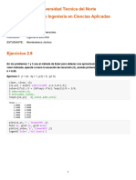 Montesdeoca Joshua Euler RK MatLab ED