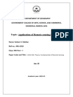 MG-2310 Application of Remote Sensing in Forestry