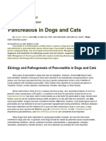 Pancreatitis in Dogs and Cats - Digestive System - Merck Veterinary Manual