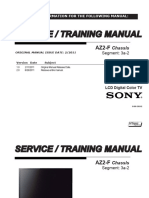 Sony Kdl-32ex720 40ex720 46ex720 55ex720 Ex723 Chassis Az2-F Ver.2.0 Segm.3a-2 STM
