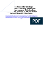 Solution Manual For Strategic Management Concepts and Cases Competitiveness and Globalization 13th Edition Michael A Hitt R Duane Ireland Robert e Hoskisson 13 978