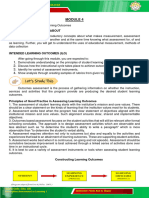 Module 4 Assessing Student Learning Outcomes