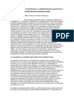 4 - La Investigación Cuantitativa, La Investigación Cualitativa y Los