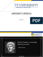 Antony's Speech