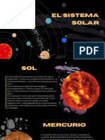 Black and Yellow Illustrative Science The Solar System Educational Presentation