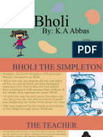 Bholi, English Presentation 