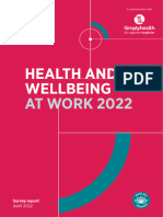 Health Wellbeing Work Report 2022 - tcm18 108440