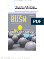 Busn Introduction To Business Canadian 3rd Edition Kelly Test Bank