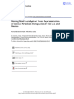 Moving North Analysis of News Representation of Central American Immigration in The U S and Mexico