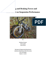 Pedaling and Braking Forces and Their Effect On Suspension Perfor