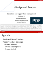 Lecture 4 - Process Design and Analysis (Lecturer)