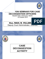 Case Decongestion Officers - DCA RB Villanueva