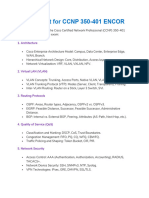 Cheat Sheet For CCNP 350-401