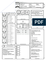 Character Sheet