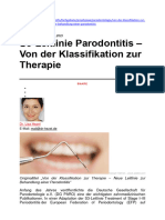 Parodontitis Neue Klas. Neue Therapieschritte