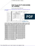 Hyster Forklift Truck h177 h45 65xm Parts Manual 1458509