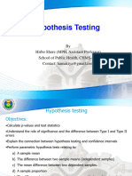 Hypothesis Testing