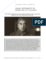 Beshara Magazine - Poetry of CP Cavafy