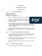 Practical 22 - The Preparation of Aspirin