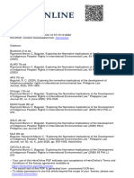 Exploring The Normative Implications of The Development of Indigenous Peoples' Rights in International Law