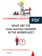 Hazards in The Workplace