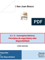 U.T. 2. - Conceptos Básicos. Principios de Seguridad y Alta Disponibilidad