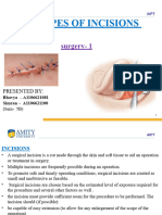 Types of Incision