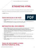 ? Listado de Etiquetas HTML (Actualizado 2023) - (ACTUALIZADO 2023)