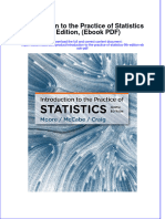 Introduction To The Practice of Statistics 9th Edition Ebook PDF