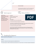 Dissertation Assignment 1 MAIN BRIEF