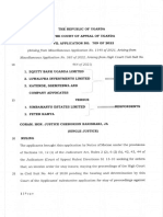 Equity Bank Uganda Limited and 2 Others V Simamanyo Estates Limited and Another (Civil Application No 709 of 2022) 2022 UGCA 258 (19 October 2022)