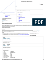 Procurement Notice - WBG Open Finances